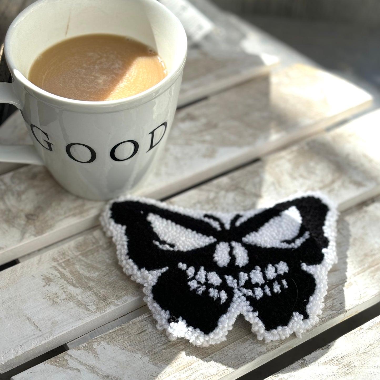 Butterfly Skull Coaster