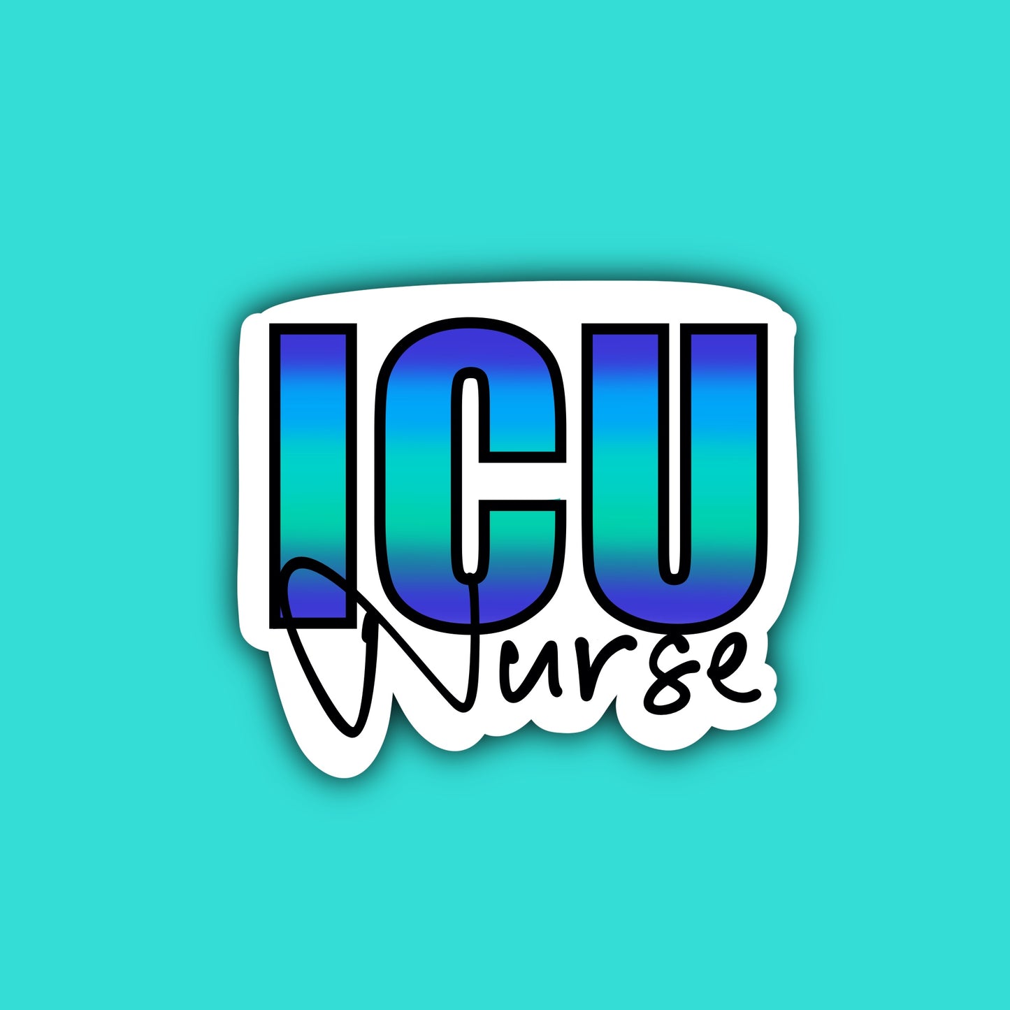 Blue ICU Nurse