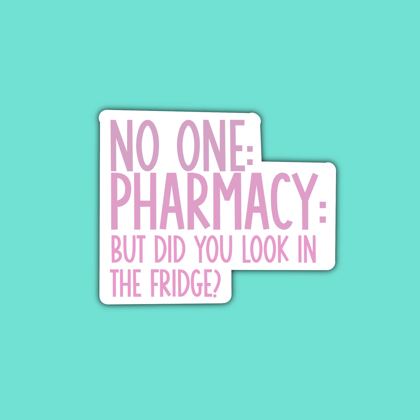 Did You Look in the Fridge Sticker