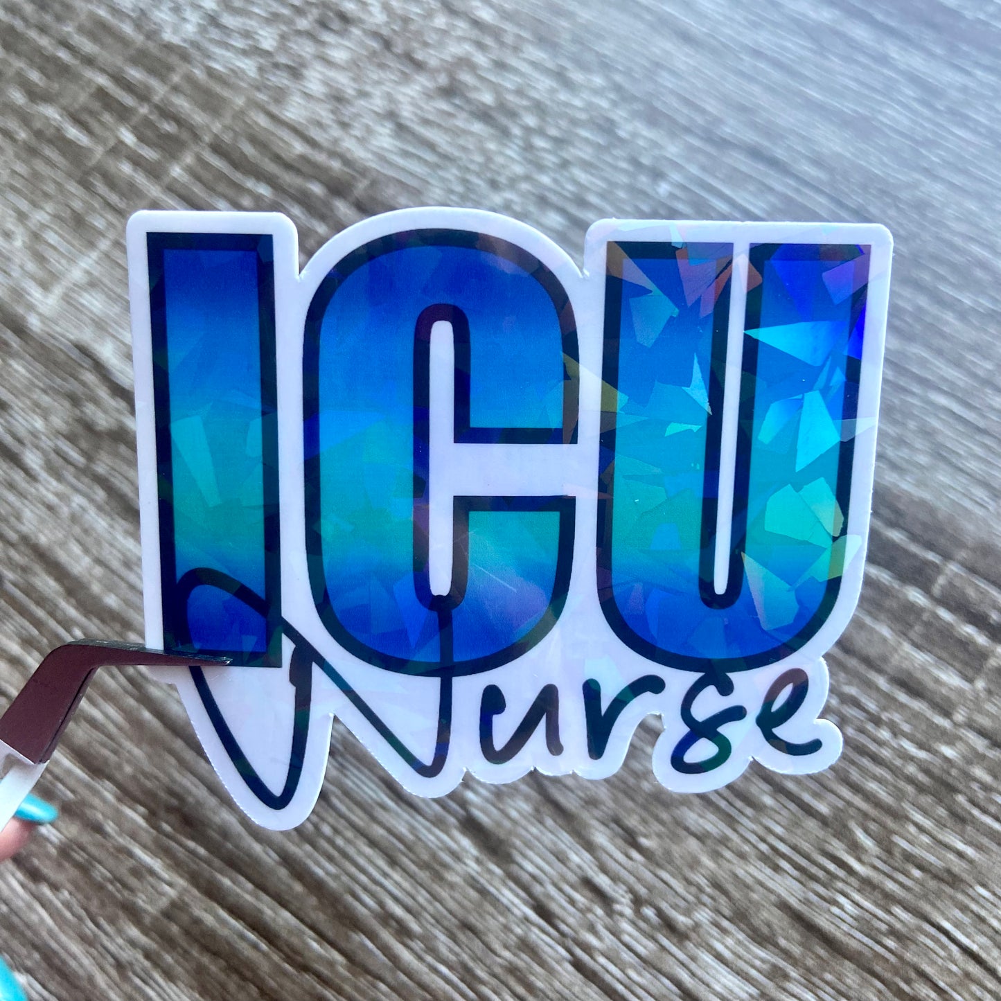 Blue ICU Nurse