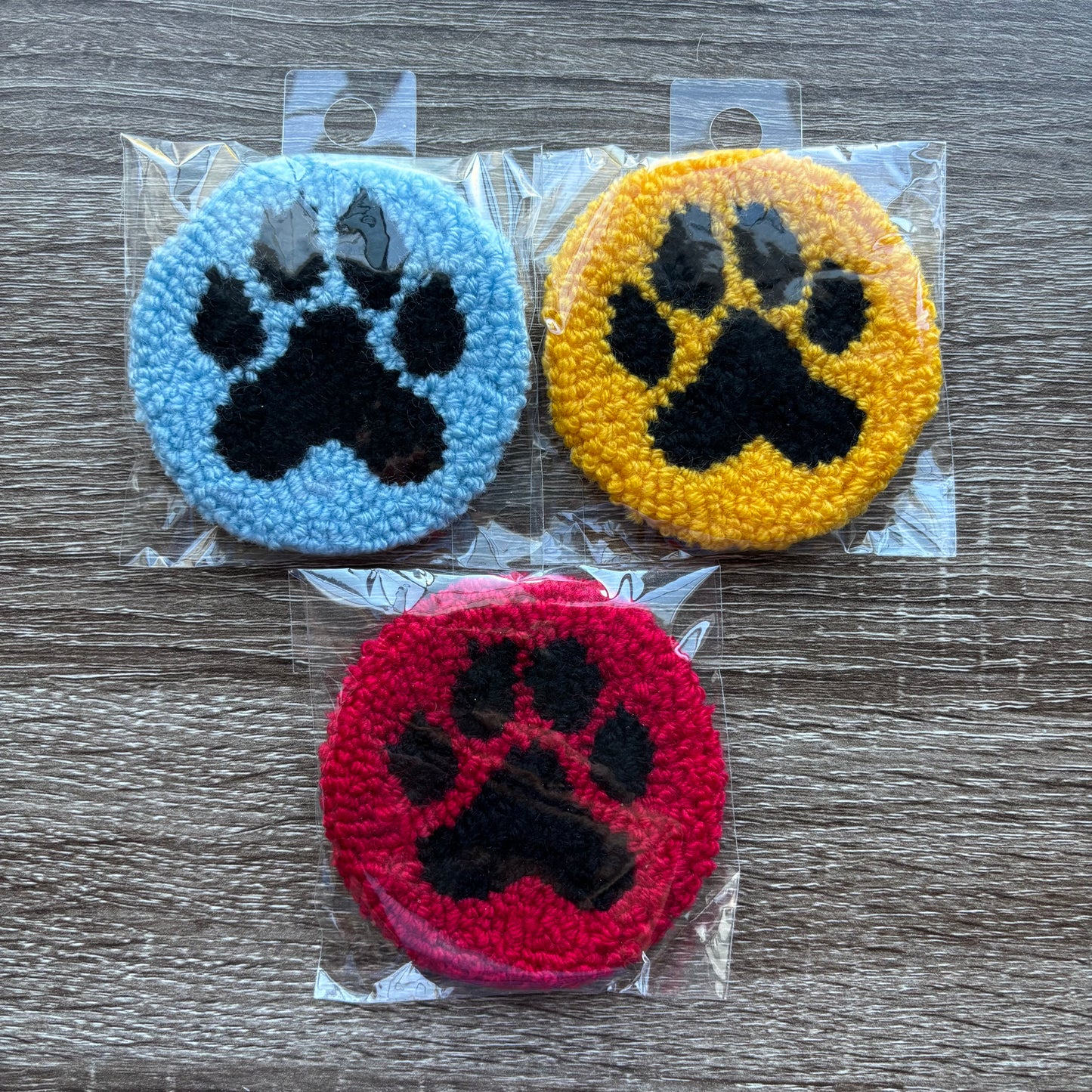 Paw Print Car Coaster