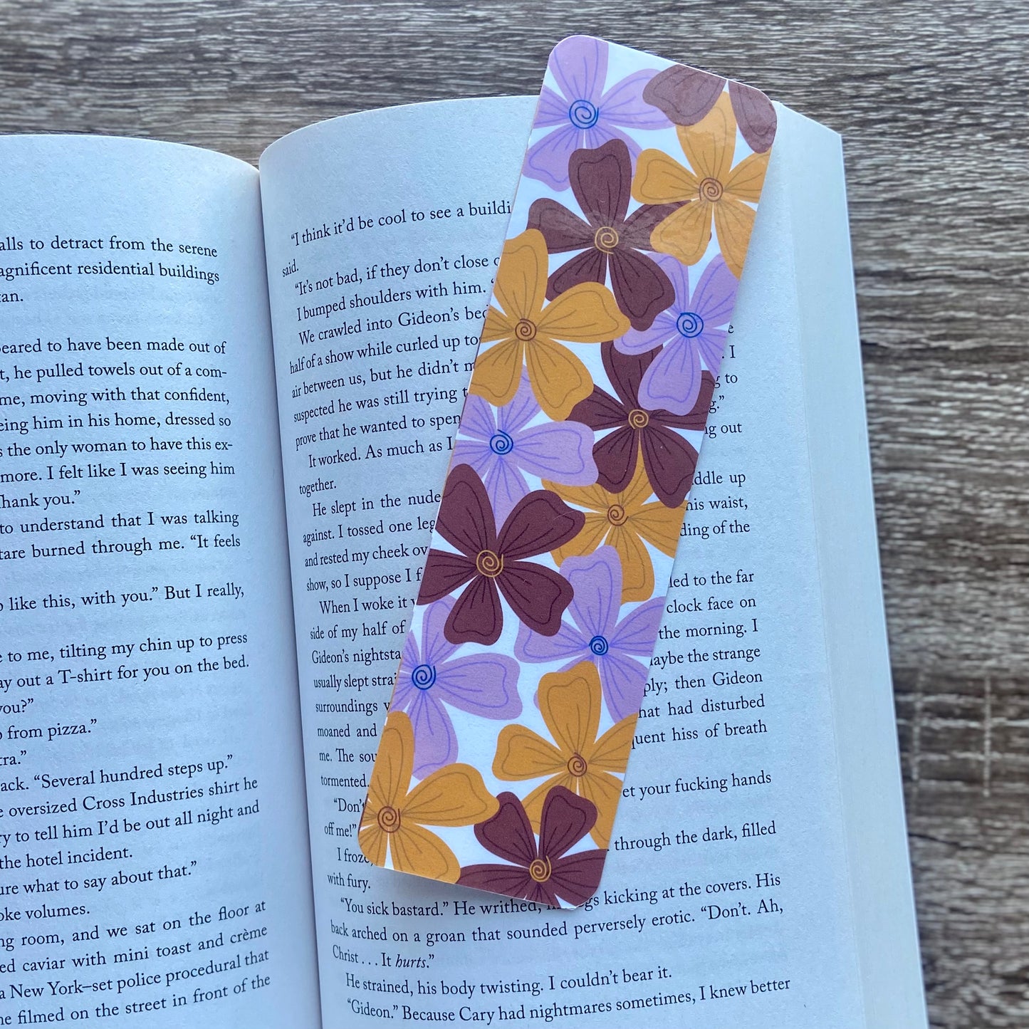 Autumn Floral Bookmark