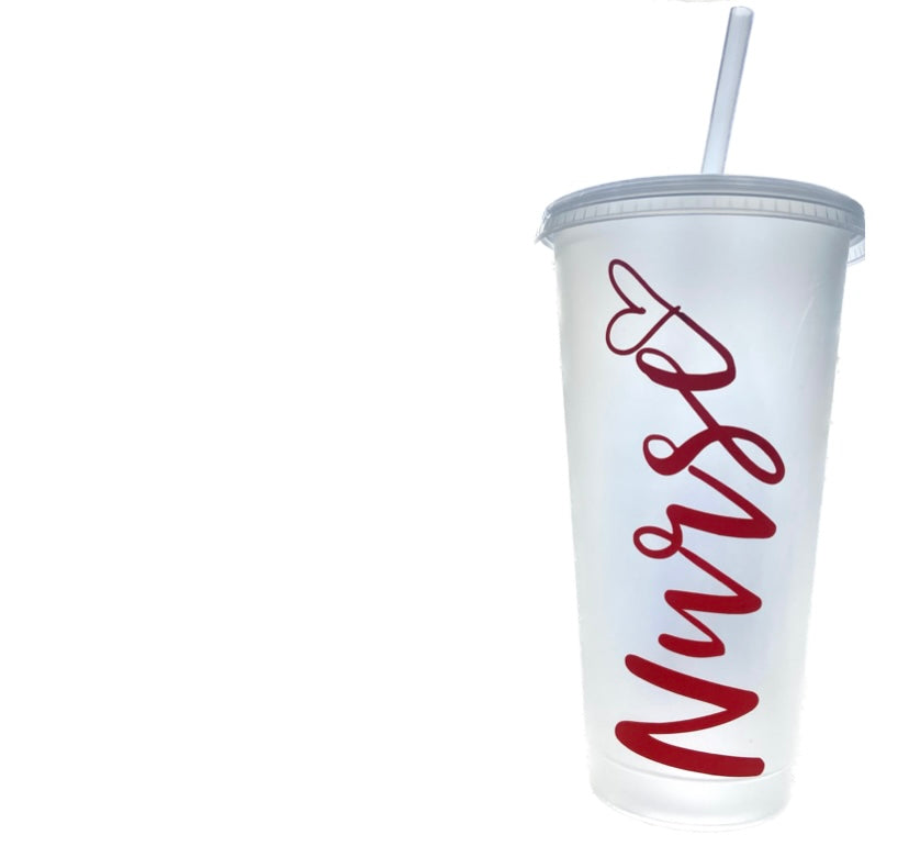 Red Nurse Heart Cup