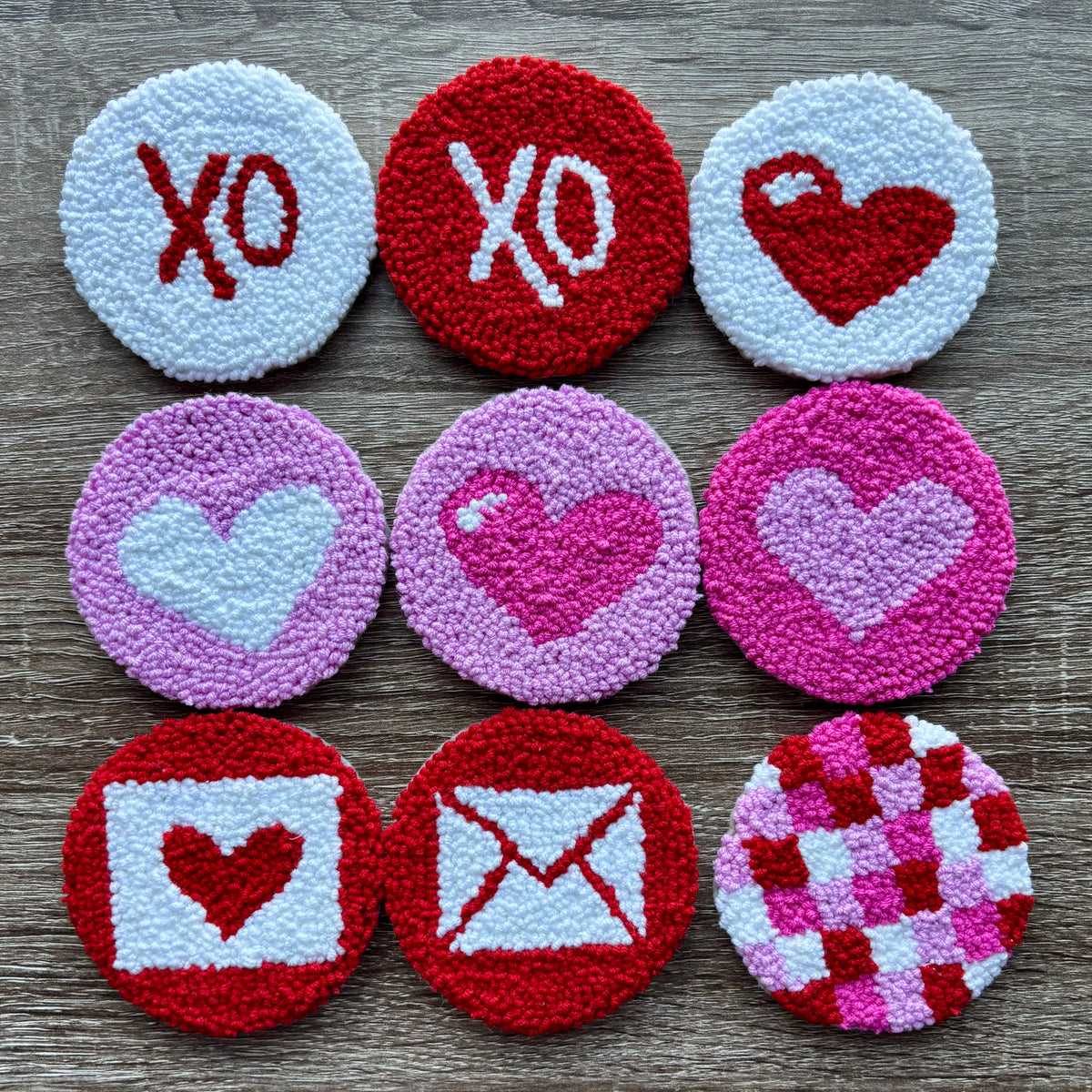 Valentines Day Car Coasters