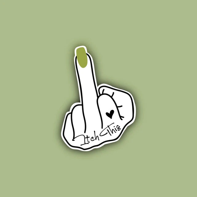 Itch This Sticker
