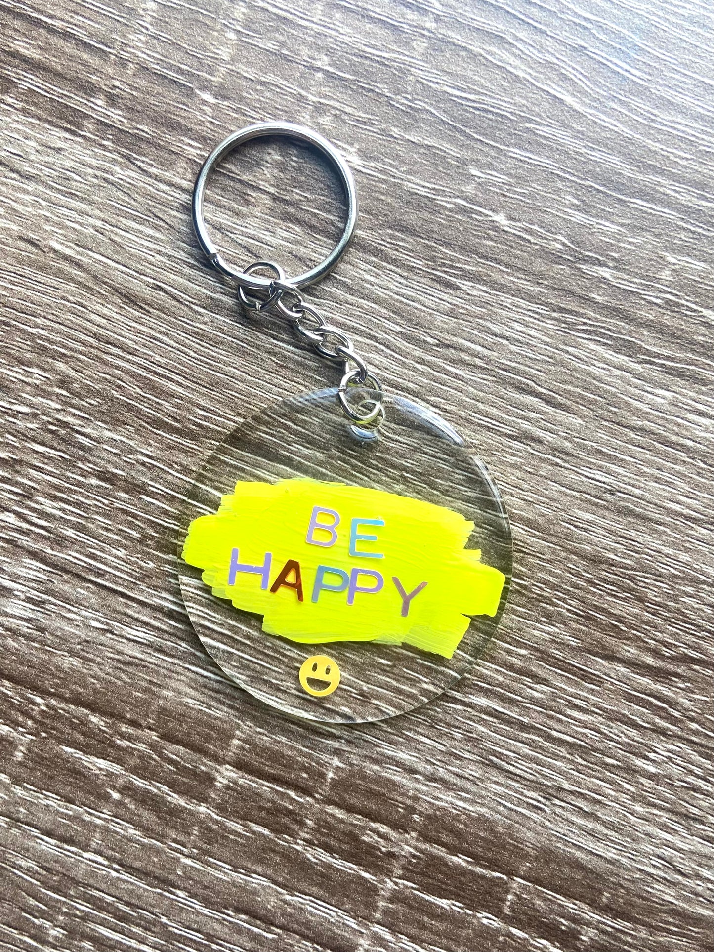 Be Happy Keychain