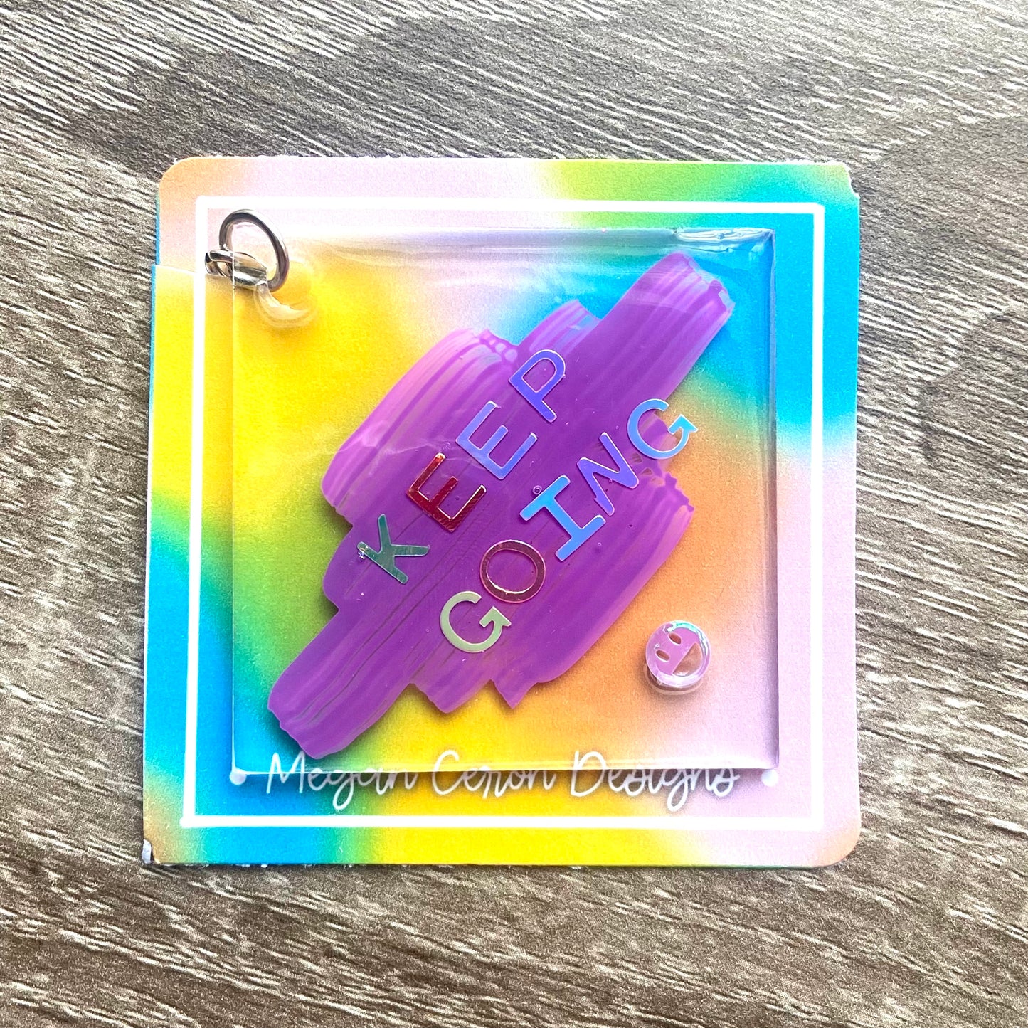 Keep Going Keychain