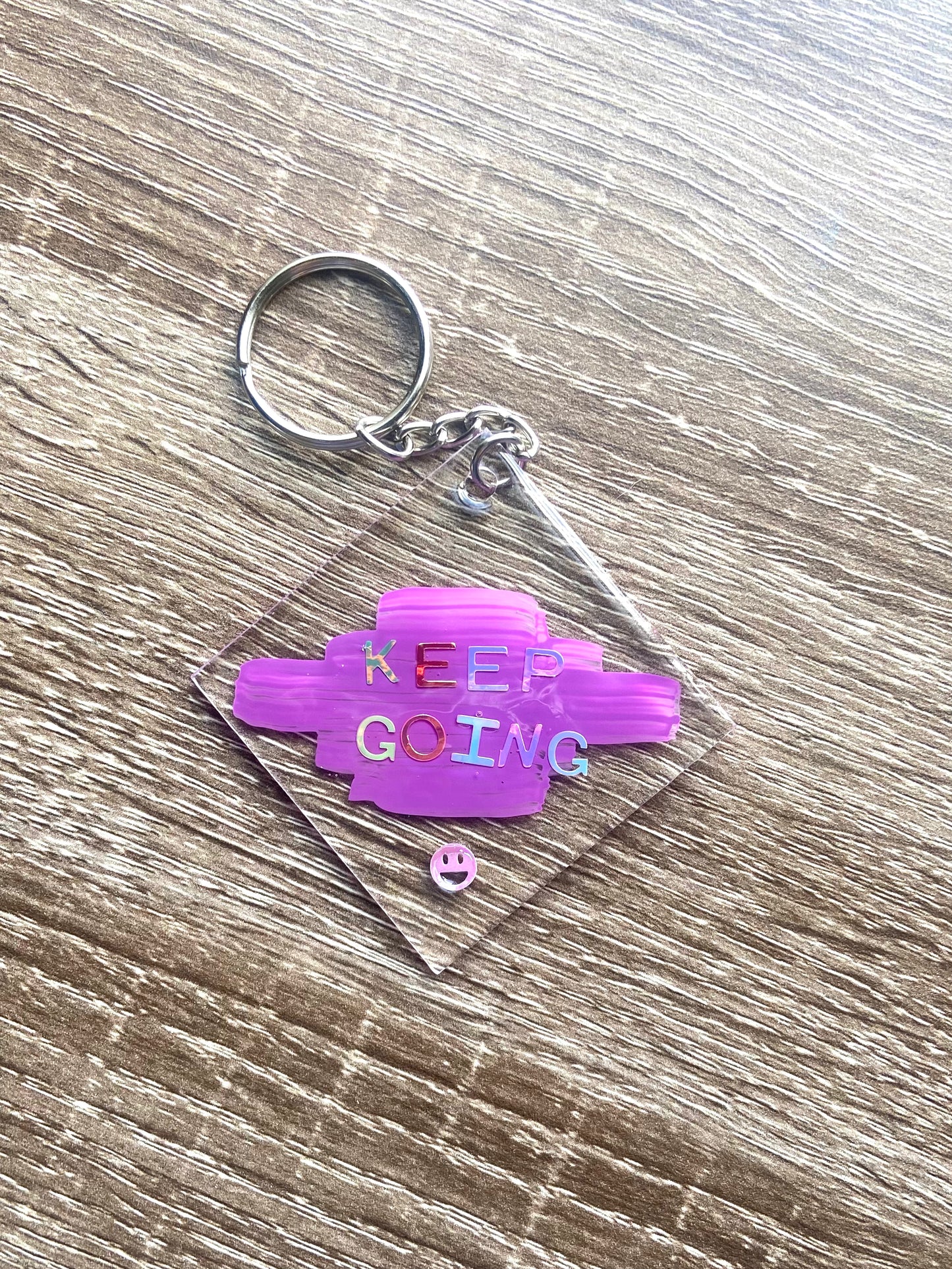 Keep Going Keychain