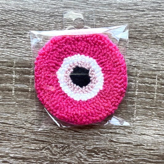 Pink Evil Eye Coaster