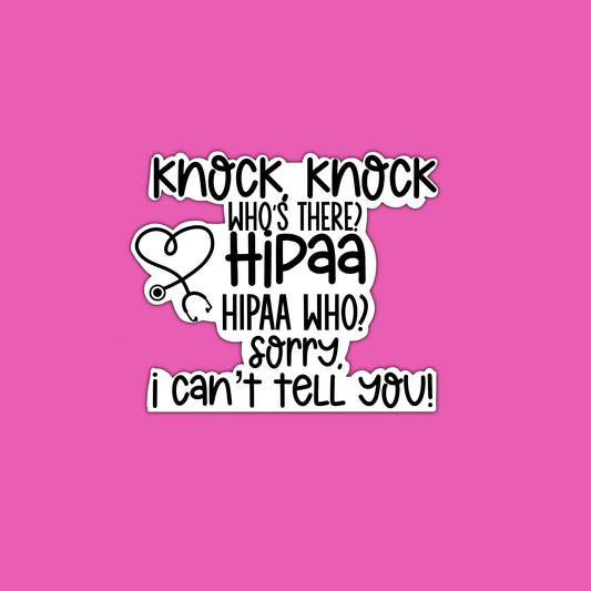 Knock Knock HIPAA