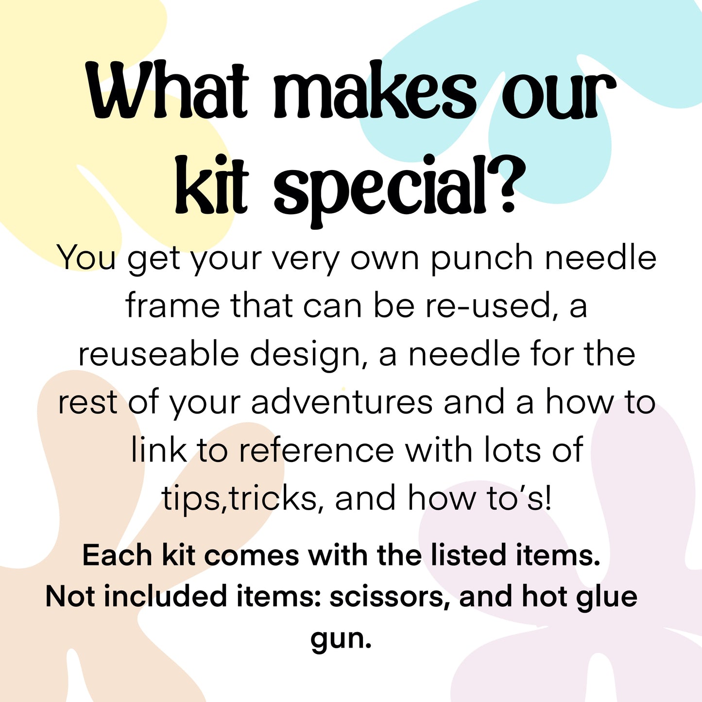 Complete Snowflake Punch Needle Kit