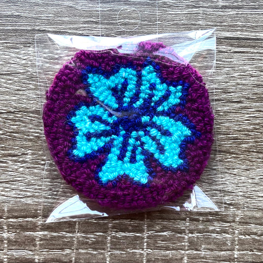 Purple Hibiscus Coaster