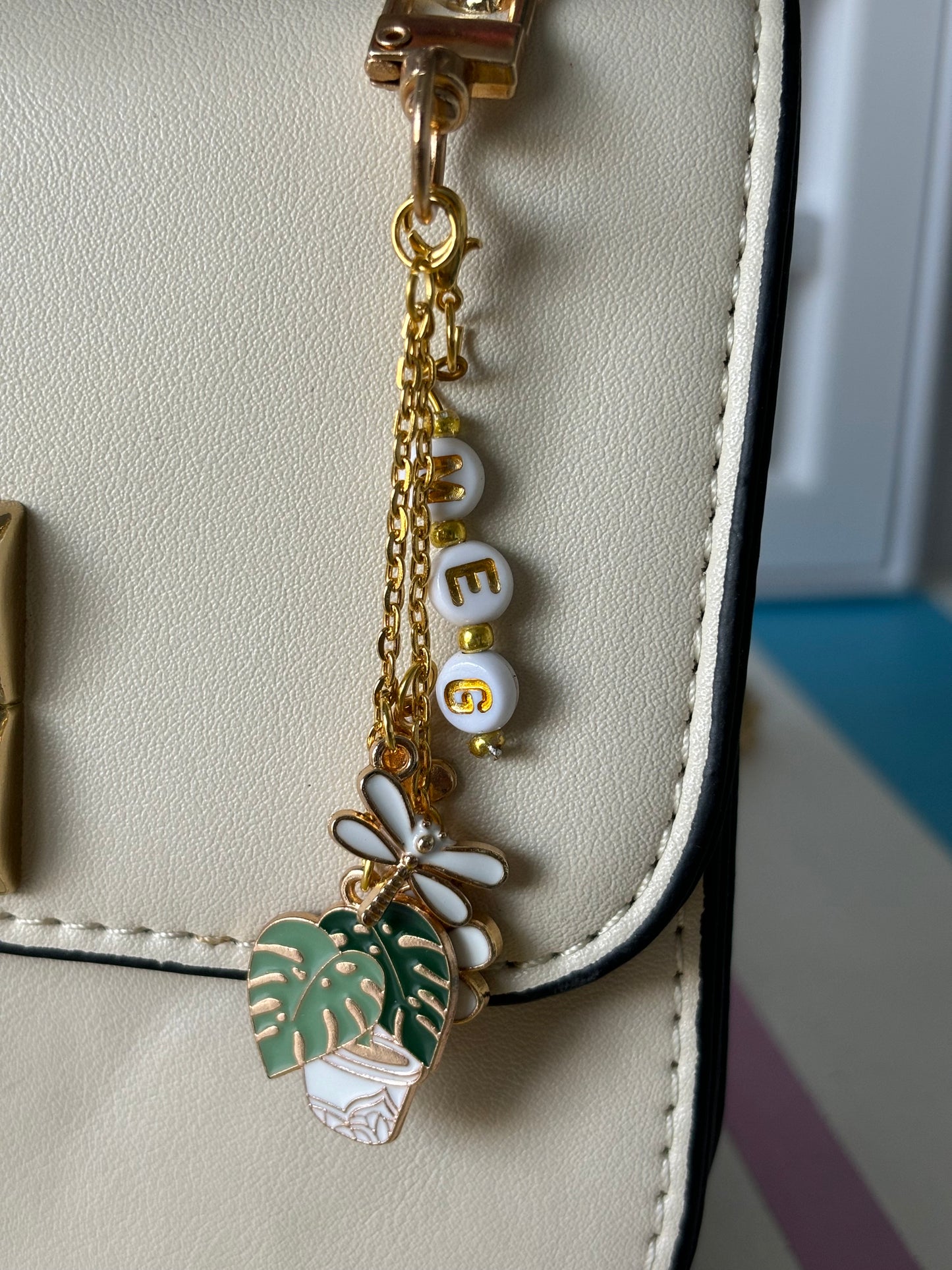 Monstera Purse Charm/Keychain