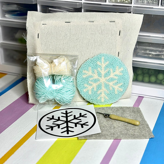 Complete Snowflake Punch Needle Kit