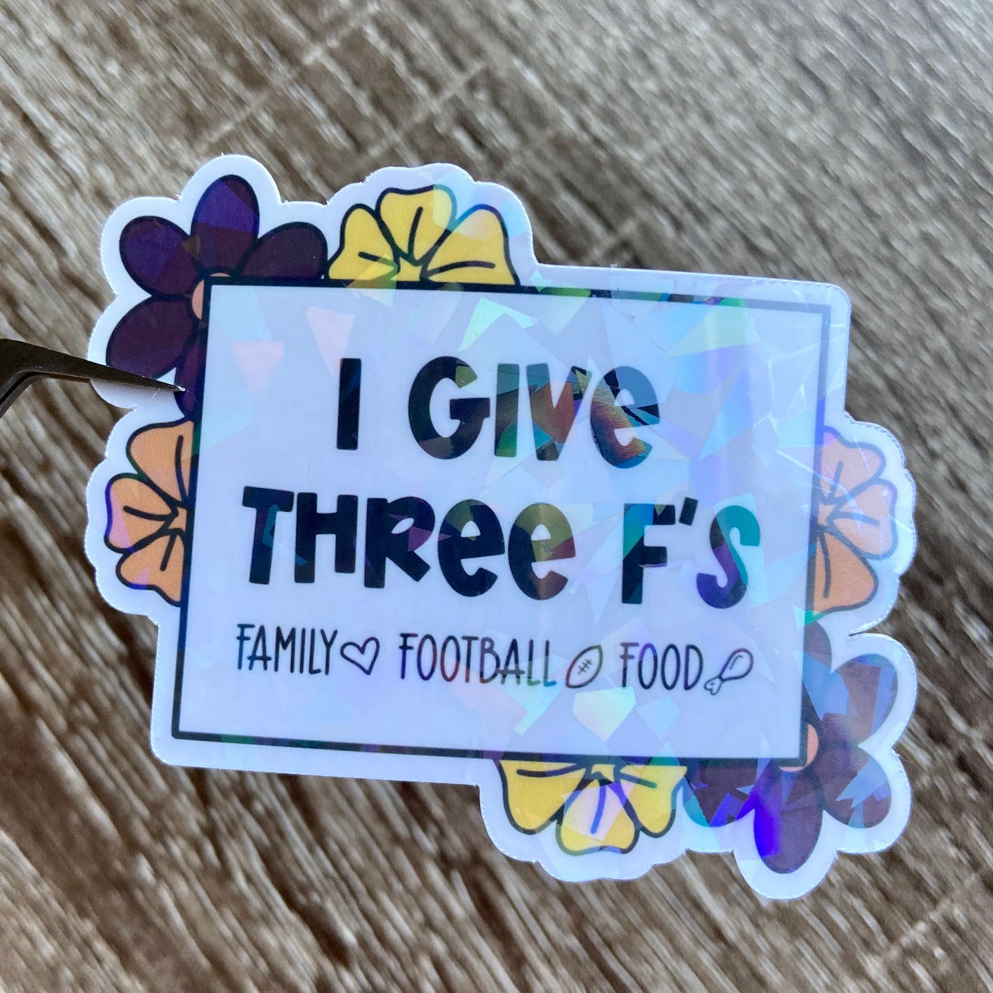 I Give Three F’s