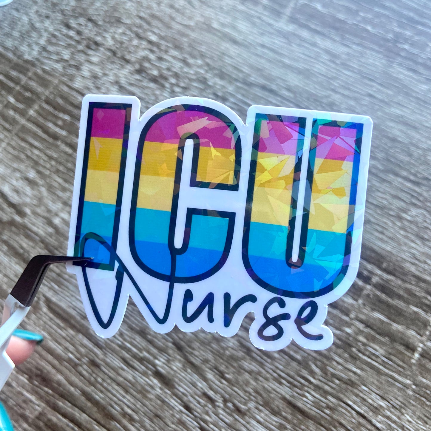 Multicolored ICU Nurse